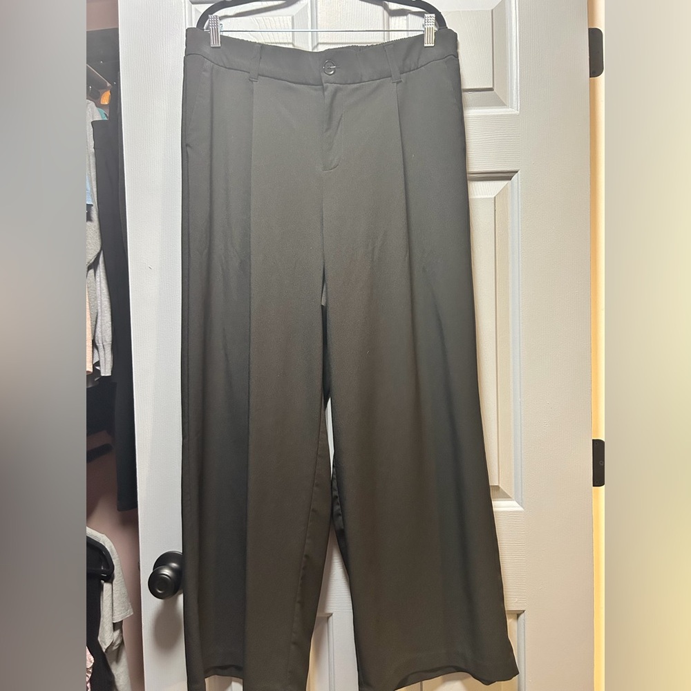 Torrid Black Wide-Leg Trousers